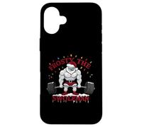 Frosty the Swoleman Deadlift - Funny Christmas Powerlifting Case for iPhone 16 Plus