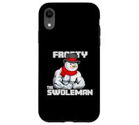 Frosty the Swoleman - Funny Muscular Snowman Christmas Gym Case for iPhone XR