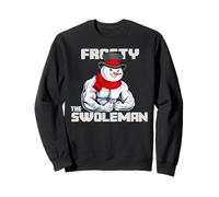 Frosty the Swoleman - Funny Muscular Snowman Christmas Gym Sweatshirt