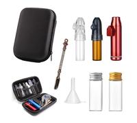 FrostyFlair Spice Jars, Kitchen Spice Dispenser Set with Storage Bag, Spice Container, Spice Shaker for Camping, Spice Shaker, Spice Organizer, Spice Glass