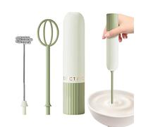 Froth Manual Milk - Cordless Electric Whisk, Portable Milk Frother for Drinks | For Cappuccino Beverages Cocoa Cream Kitchen Home Bar Cafeteria