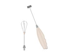 Frother Wand Handheld Milk Frother Electric Whisks, Khaki | Stainless Steels Whisks for Coffee, Cappuccinos, Frappe, Small Foamer Gift