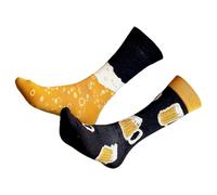 Frothy Pint And Head Of Lager Beer Mens Odd Socks One Pair Multicolour 6-10 UK / 39-44 Eur / 7-11 US