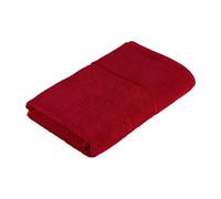 Frottana Pearl bath towel 67 x 140 cm, 100% cotton, ruby