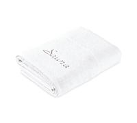 Frottana Pearl sauna towel 80 x 200 cm, 100% cotton, weiß