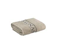 frottana Sauna Towel with Border, made of 100% cotton, Cashmere, 80 x 200 cm