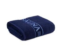 frottana Sauna Towel with Border, made of 100% cotton, deep sea, 80 x 200 cm