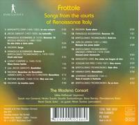 FROTTOLE: SONGS FROM THE COURTS OF RENAISSANCE ITALY NEW CD