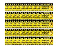 FROVOL Bad Parking Cards You Parked Like An Idiot Business Cards 3.54"x1.97" For Funny Notice Violation Prank Parking X9p9 Gag