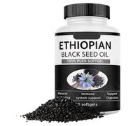 FROVOL Purely Ethiopian Black Seed Oil Capsules 4.64% Thymoquinone, Purely Nutrient Ethiopian Black Seed Oil Softgels, Organic Cold Pressed, Non-GMO, Gluten-Free, 60 Softgels