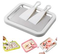 FROVOL Rolled Ice Cream Maker, At Home Rolled Ice Cream Kit, Diy Homemade Rolled Ice Cream Tray, Suitable for Families and Parties