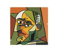 frowning man closeup Designer Splash Back Benjamin Tate Design Natural One Size
