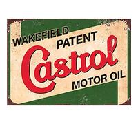 Froy Wakefield Patent Castrol Motor Oil Wall Tin Sign Retro Iron Poster Painting Plaque Metal Sheet Vintage Personalized Art Creativity Decoration Crafts For Cafe Bar Garage Home
