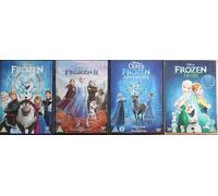 FROZEN 1-2 + SHORT MOVIES COMPLETE COLLECTION / 1. FROZEN / 2. FROZEN II / 3. OLAF'S FROZEN ADVENTURE - SHORT MOVIE / 4. FROZEN FEVER - SHORT FILM = ULTIMATE 4x DVD SET