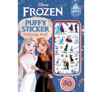 Frozen 10th Anniversary: Puffy Sticker Colouring Book (Disney) (Disney Frozen)