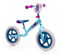Huffy Disney Frozen 2 Kids Balance Bike 12 inch ft Anna Elsa Olaf For 3 to 5 Year Old Kids,Blue, White