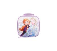 Frozen 2 3D Rectangular Insulated Lunch Box Bag for Boys and Girls, Perfect Size for Packing Hot or Cold Snacks for School and Travel, BPA Free