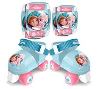 Frozen 2 Combo Skates 4 Wheels + Elbow Pads
