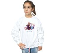 (3-4 Years, White) Disney Girls Frozen 2 Elsa And Anna Nature Is Beautiful Sweatshirt