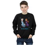 Frozen 2 Elsa And Anna Seek The Truth Sweatshirt Disney Black 5-6 Years