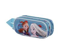 Disney Frozen 2 Enchanted-3D Double Pencil Case, Blue, 22 x 9.5 cm