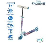 Frozen 2 Folding Inline Scooter with Light Up Wheels