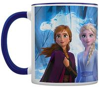Disney MGC25516 Frozen 2 (Guiding Spirit) Blue Coloured Inner Ceramic Mug, 11oz/315ml,White