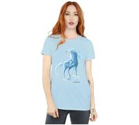 Frozen 2 Nokk The Water Spirit Cotton Boyfriend T-Shirt Disney Blue S