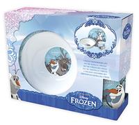 Frozen 3-Piece Porcelain Breakfast Set Plate Mug Cereal Bowl in Practical Gift Box Design Olaf & Sven