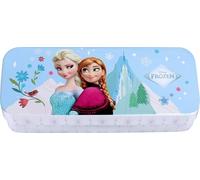 Frozen 3-Tier Beauty Tin | Children's Make-Up Set with Nail Polish, Eyeshadow, Lip Gloss & Stickers - Makeup Box with Anna, Elsa & Olaf Motif