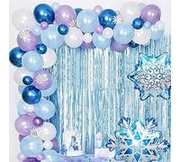 Frozen Balloons, Aluminium Foil Balloons for Birthday Party, Elsa and Anna Theme Party Decoration, Pack of 79