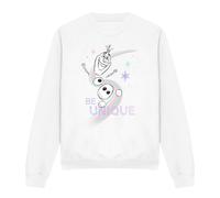Frozen Be Unique Rainbow With Olaf Sweatshirt White | Size: Small frozen White S
