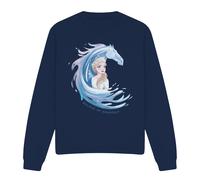 Frozen Believe In Yourself Elsa and Nokk, The Water Spirit Sweatshirt Navy frozen Navy S