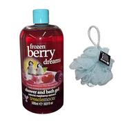Frozen Berry Dreams Shower And Bath Gel 500ML With Free Beauty Body Puff(Any Colour)