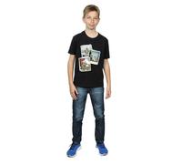 Frozen Boy's Olaf Polaroid Cotton T-Shirt in Black | Size: 5-6 Years frozen Black 5-6 Years