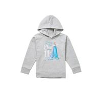 Frozen Bright Like Elsa 11Th Birthday Youth Kids Pull-Over Hoodie, Athletic Heather Disney Grey 5-6 Years