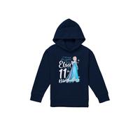 Frozen Bright Like Elsa 11Th Birthday Youth Kids Pull-Over Hoodie, Navy Disney Navy 12-13 Years