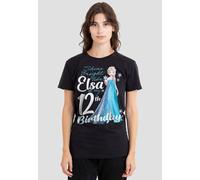 Frozen Bright Like Elsa 12th Birthday T-Shirt, Black Disney Black L