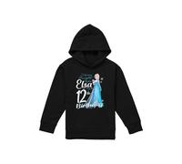 Frozen Bright Like Elsa 12Th Birthday Youth Kids Pull-Over Hoodie, Black Disney Black 12-13 Years