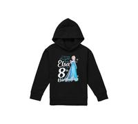 Frozen Bright Like Elsa 8Th Birthday Youth Kids Pull-Over Hoodie, Black Disney Black 12-13 Years