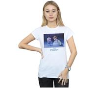 Frozen Build A Snowman Cotton T-Shirt Disney White S