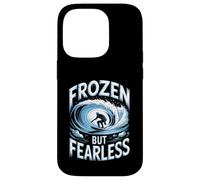 Frozen But Fearless Winter Surfer Case for iPhone 14 Pro