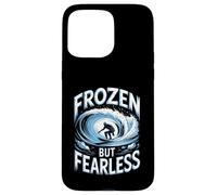 Frozen But Fearless Winter Surfer Case for iPhone 15 Pro Max
