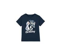Frozen Chillin Like Olaf 5th Birthday Unisex Kids T Shirt, Navy, 12-13 Years