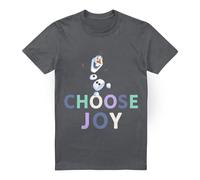 Frozen Choose Joy With Olaf T-Shirt Charcoal | Size: Medium frozen Charcoal M