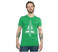 Frozen Christmas Tree T-Shirt Disney Green L