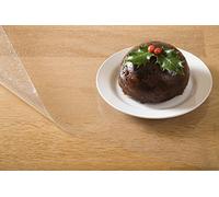 Frozen Clear Glitter PVC Vinyl Wipe Clean Tablecloth 136cm(54") x 300cm (118")