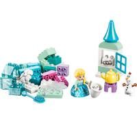 LEGO DUPLO Disney Frozen Creative Box with Elsa and Olaf - Educational Motor Skills Toy for Toddlers - Montessori Set w/ 2 Figures - Gift for 2+ Year Old Girls & Boys - 10462