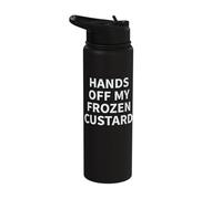 Frozen Custard Apparel - Unique Funny Custards Lover Design Stainless Steel Insulated Water Bottle