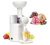 Frozen Dessert Maker, 500ml DIY Ice Cream Machine, Soft Serve Frozen Yogurt & Sorbet Maker, Easy Operation for Homemade Treats